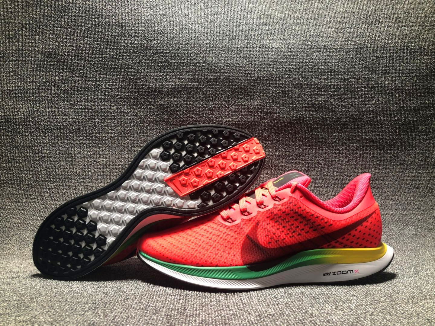 Nike Zoom Pegasus Turbo Red Black Yellow Green Shoes